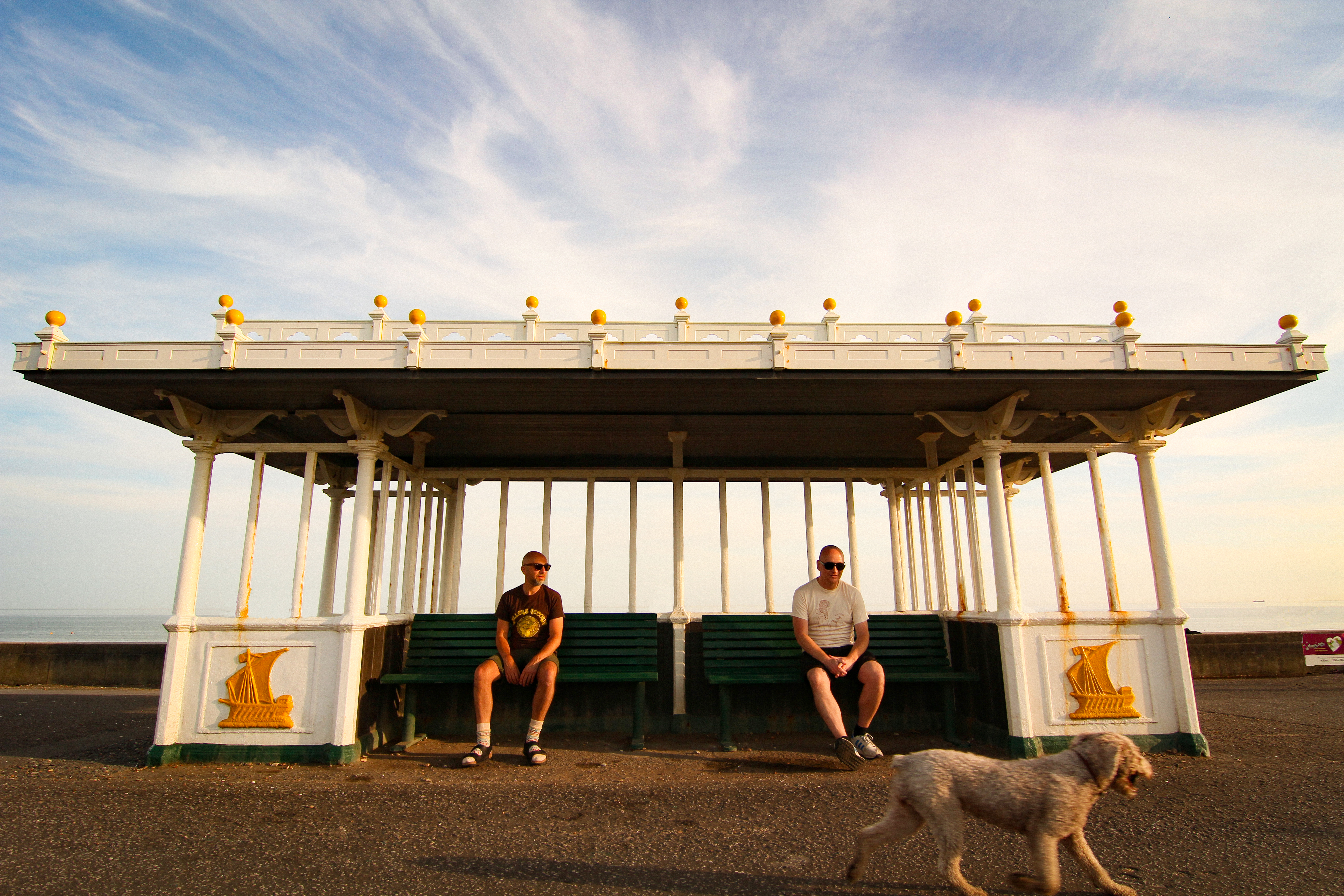 Slippery People - Julian Tardo (L) and David Best. Photograph by Kirsty Yates and Julian Tardo.
